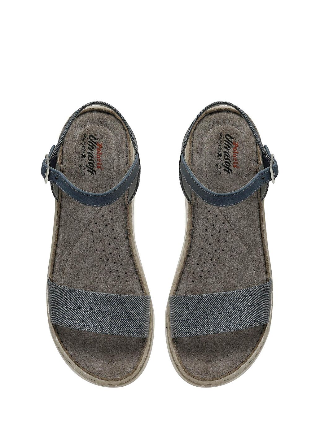 166290.Z4FX Mavi Kadın Comfort Sandalet-3