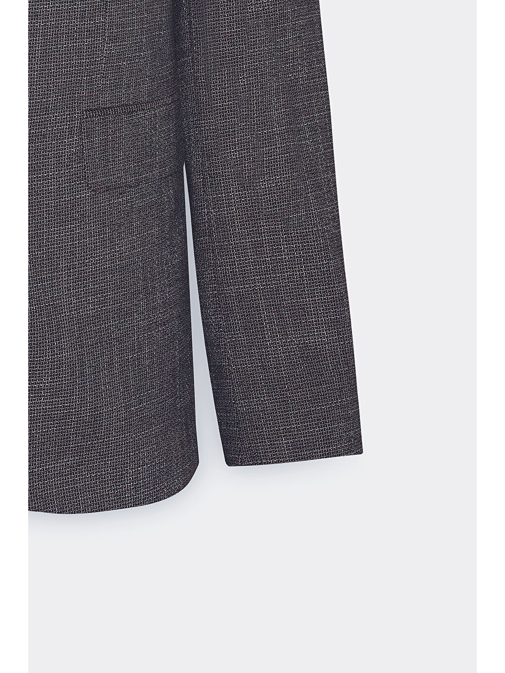 Erkek Siyah-Bordo Slim Fit Dar Kesim Mono Yaka Desenli Blazer Ceket-9