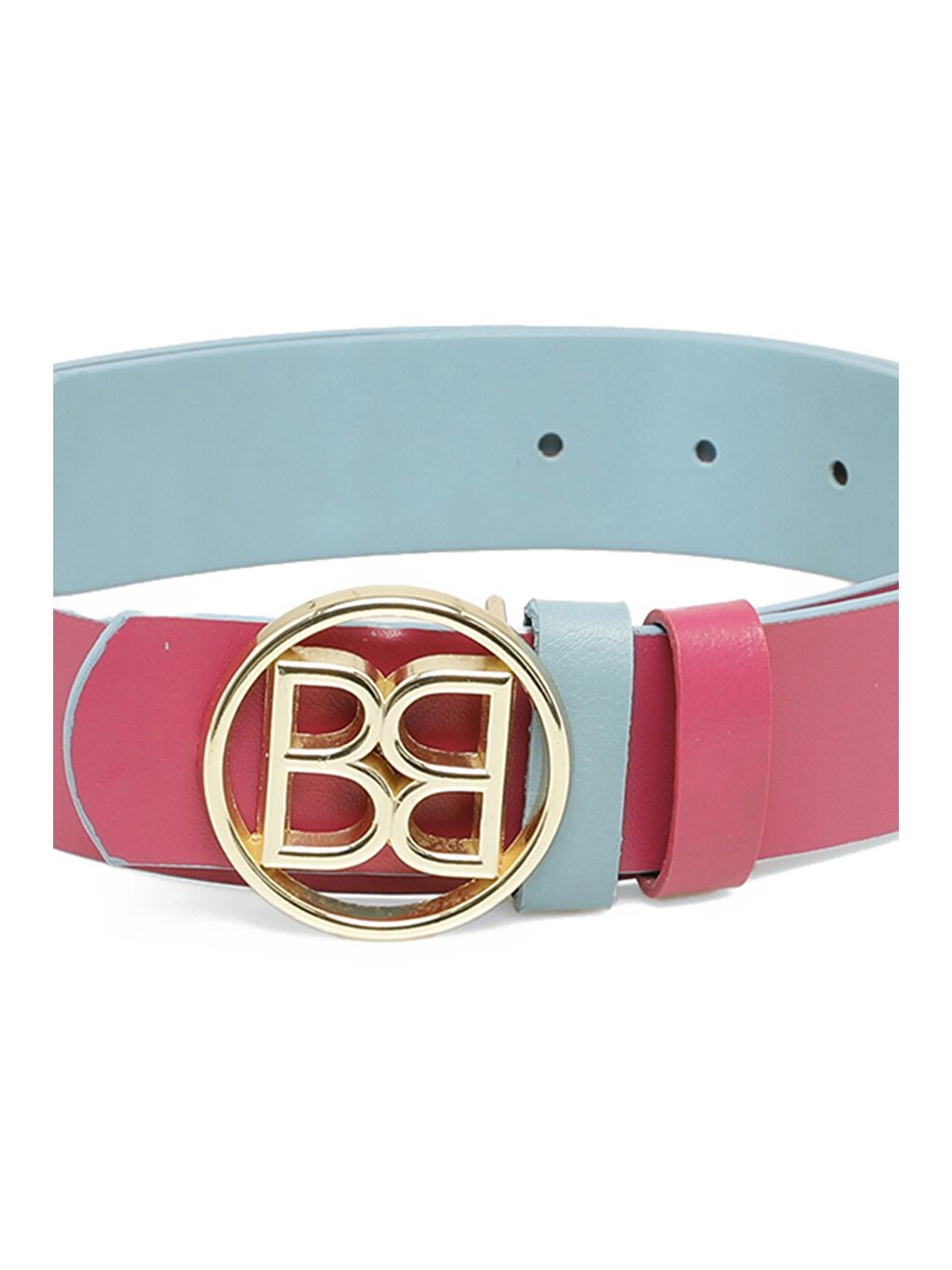 GL  REVERSABLE -4FX Pembe Kadın Kemer-1