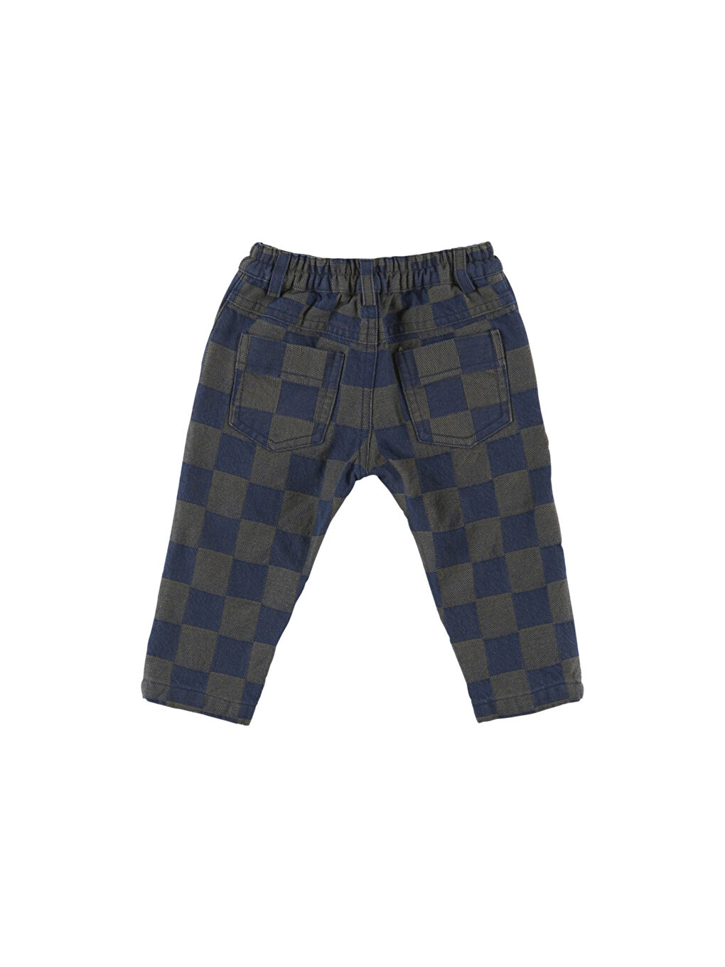 Panço Lacivert Erkek Çocuk Kareli Denim Pantolon - 7