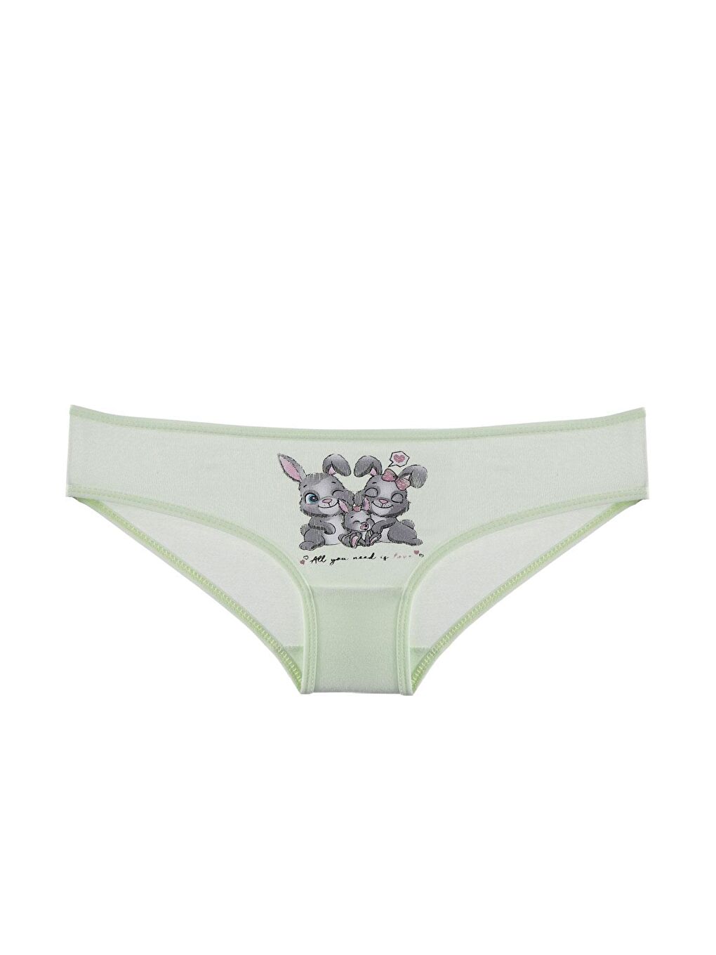 Karışık Kız Çocuk Külot 5'li Paket Pamuklu Elastanlı-3