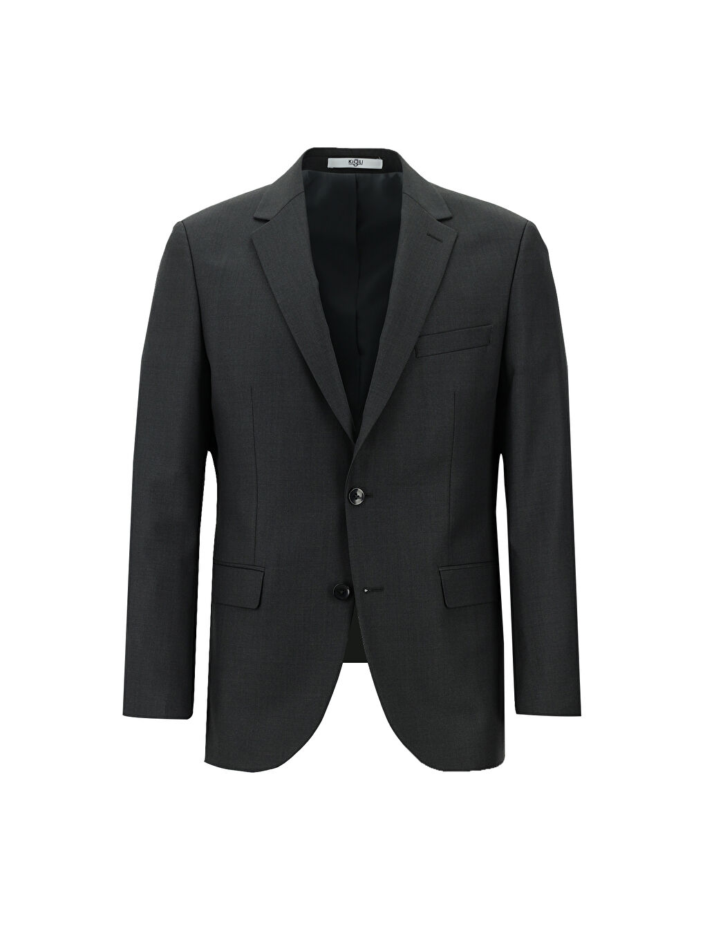 Gri 6 Drop Regular Fit Standart Kesim Takım Elbise-1