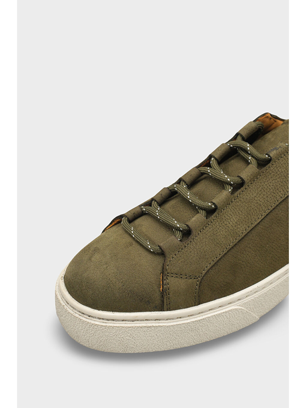 Efram Hakiki Deri Nubuk Gizli Bağcıklı Erkek Günlük Spor Ayakkabı Sneaker-3