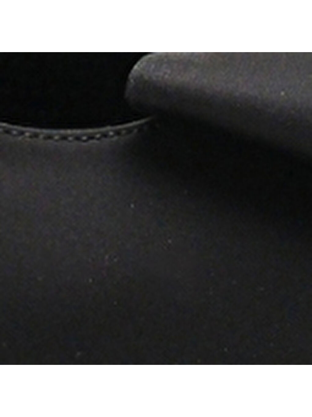 Siyah Pam Küt Sivri Burunlu Fiyonklu Arkası Açık Saten Kadın Ayakkabı-6