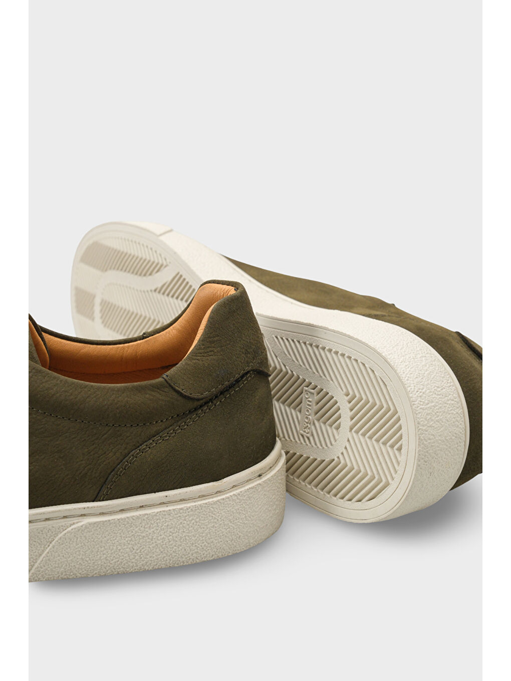 Efram Hakiki Deri Nubuk Gizli Bağcıklı Erkek Günlük Spor Ayakkabı Sneaker-4