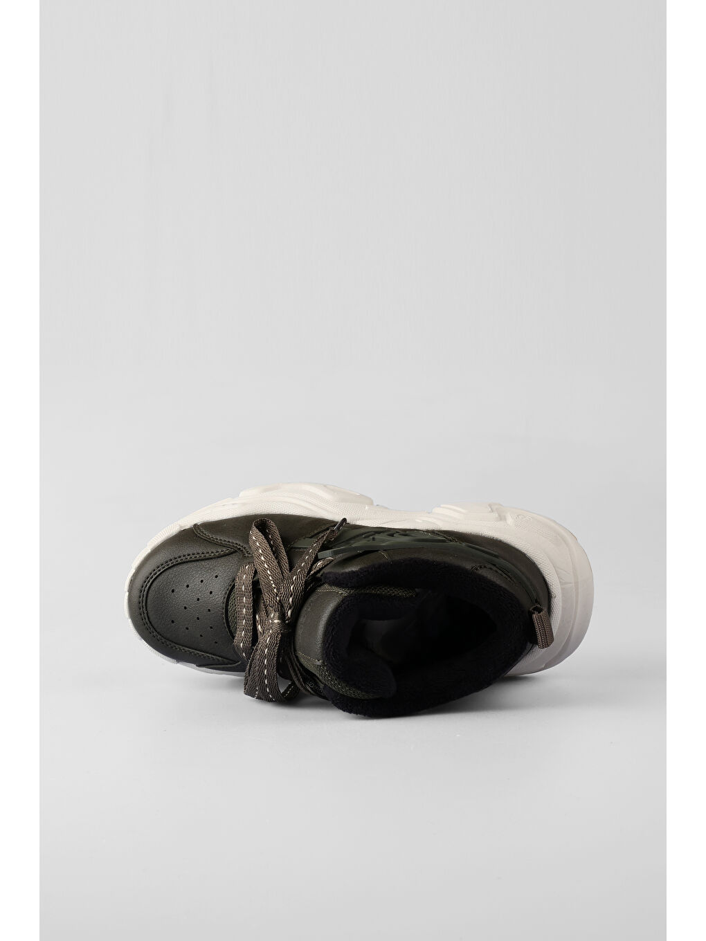 Milas Kürklü Unisex Okul Öncesi Haki Bot-2