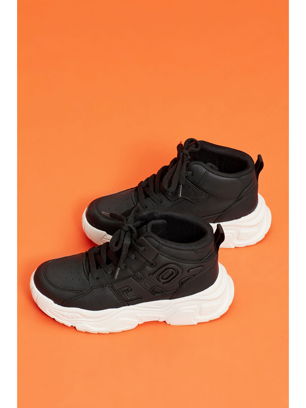 Milas Kürklü Unisex Çocuk Siyah Bot-1