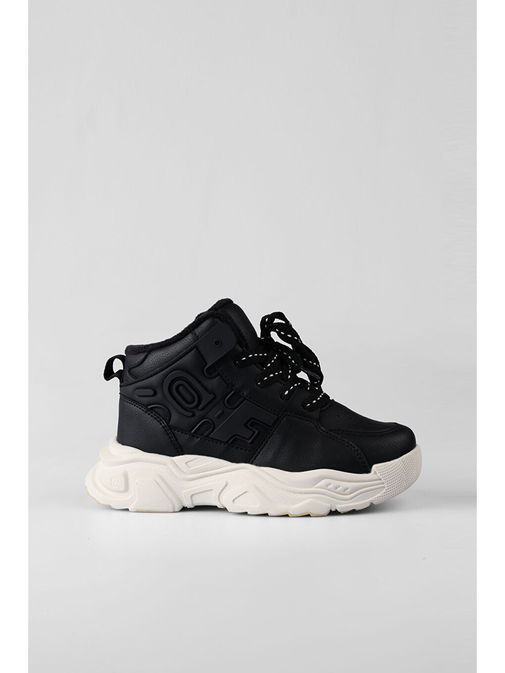 Milas Kürklü Unisex Çocuk Siyah Bot-3