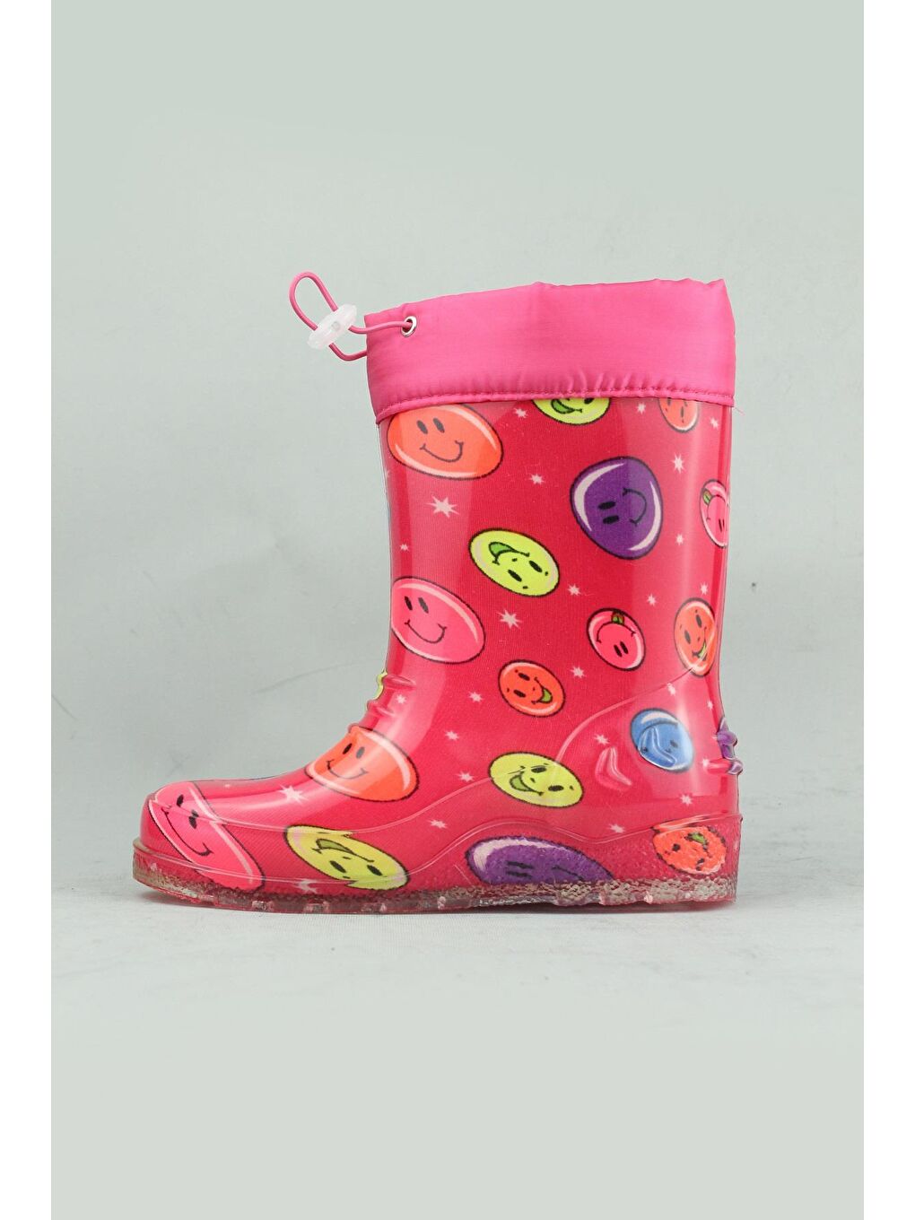 Fuşya 1855 Kürklü Soğuk Gerçirmez Su Geçirmez Kışlık Yağmur Çizmesi Botu-1