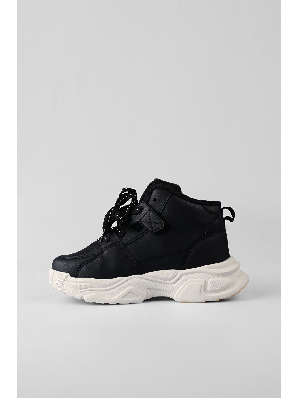 Milas Kürklü Unisex Çocuk Siyah Bot-4