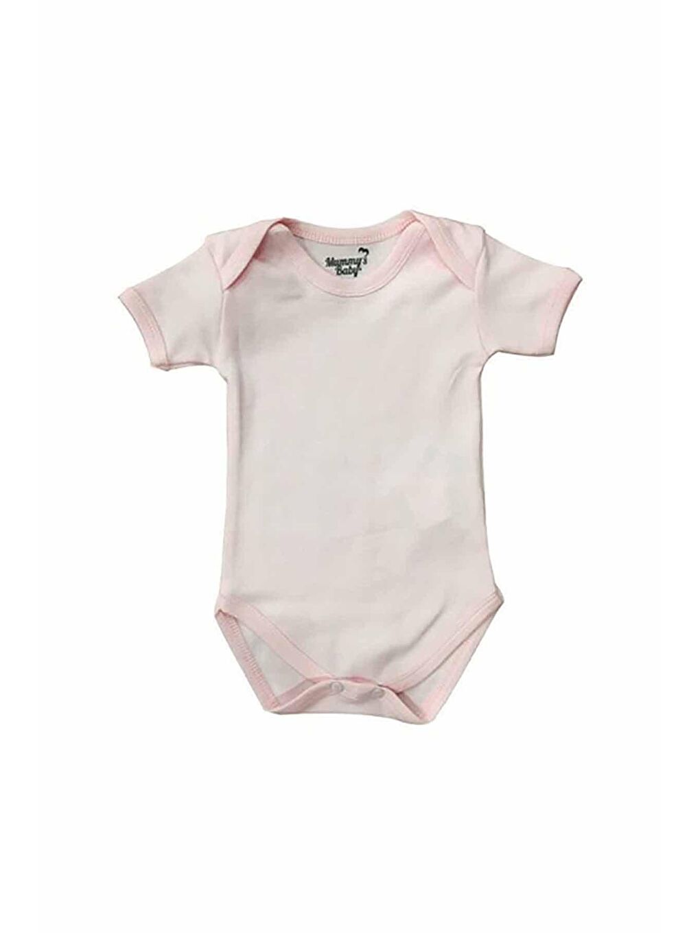 Mummy's Baby Pembe Kısa Kollu Çıtçıtlı Body Pembe