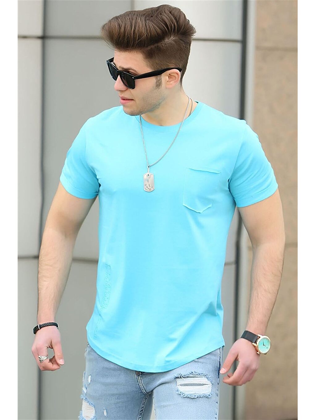 Mavi Basic Erkek Tişört 4510