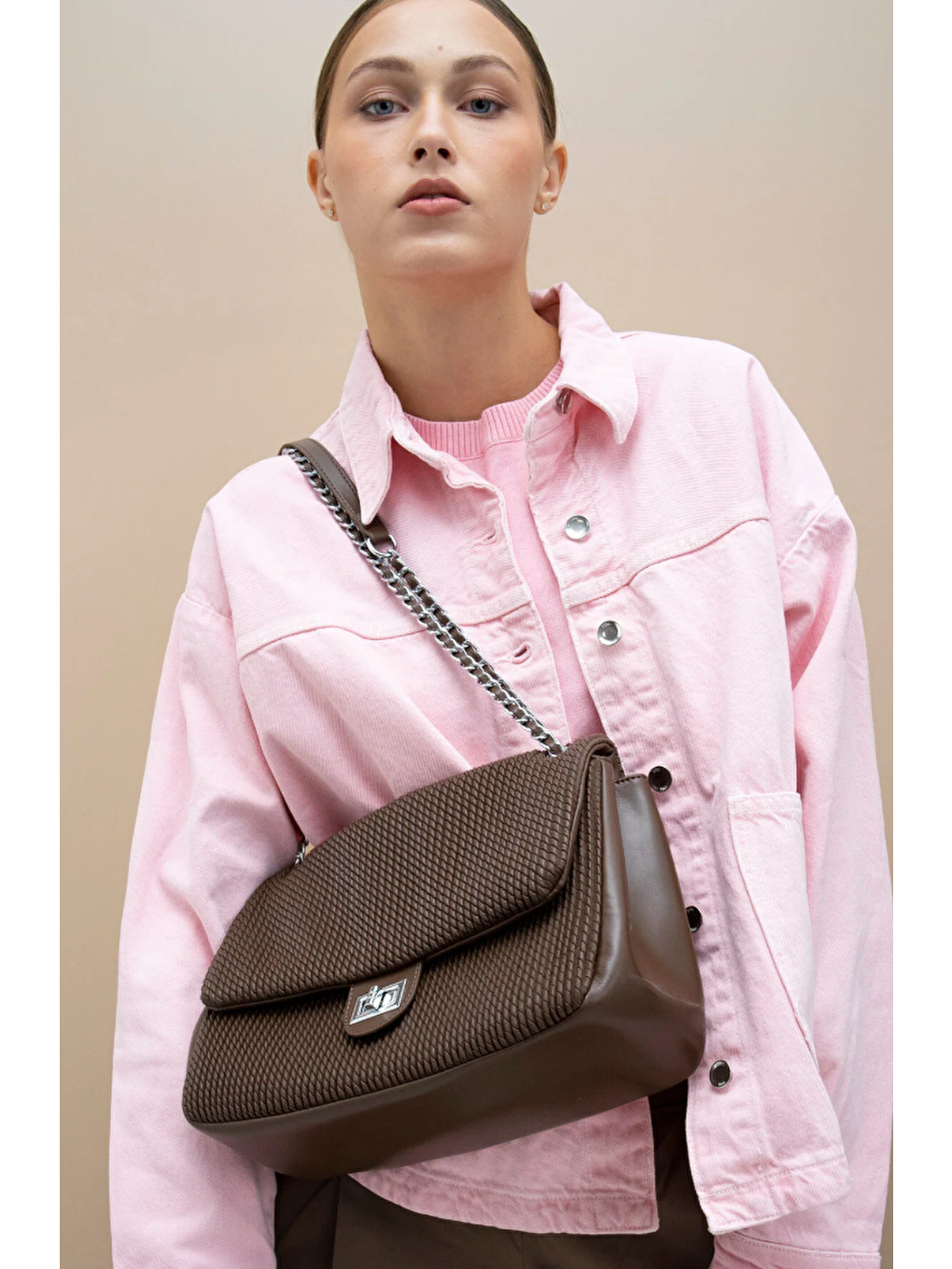 Kahverengi Kadın Omuz Çantası BYN2283-1