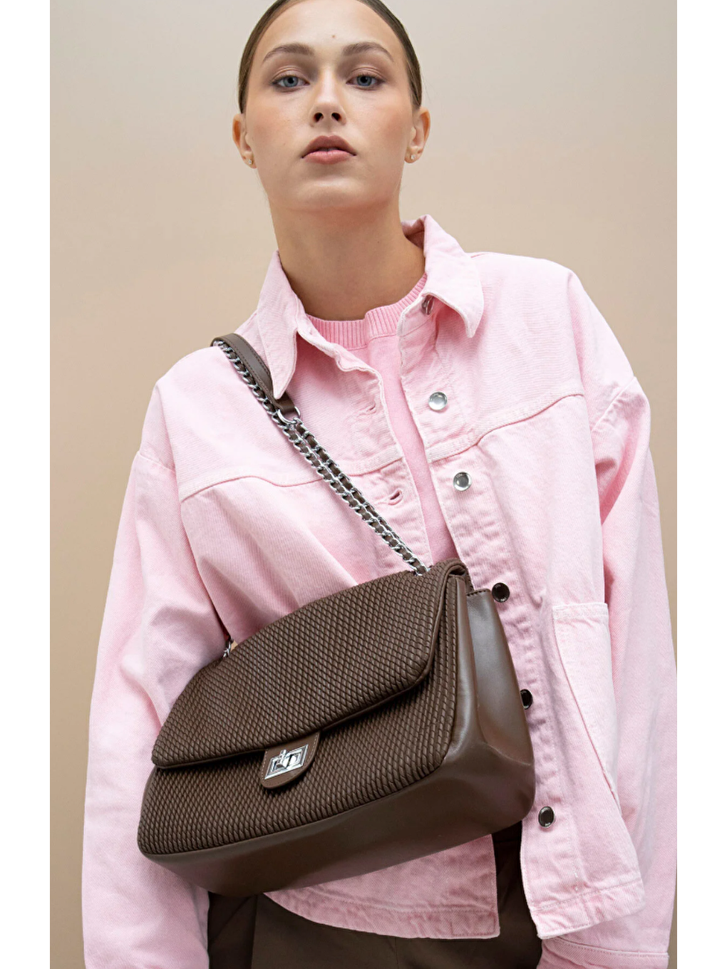 Kahverengi Kadın Omuz Çantası BYN2283-4