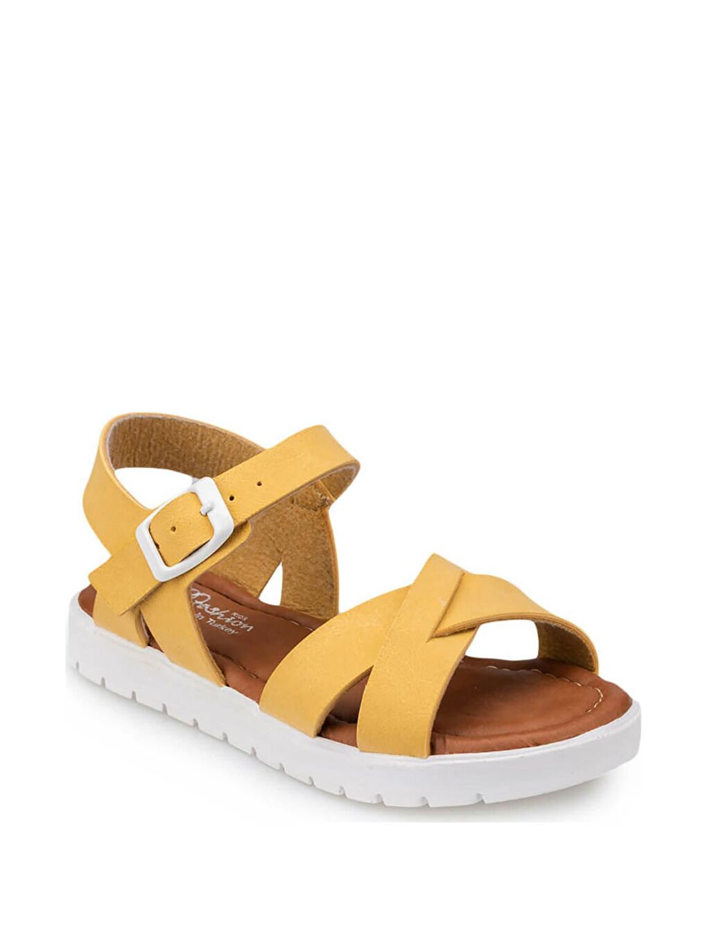 91.508159.B Sarı Kız Çocuk Sandalet-1