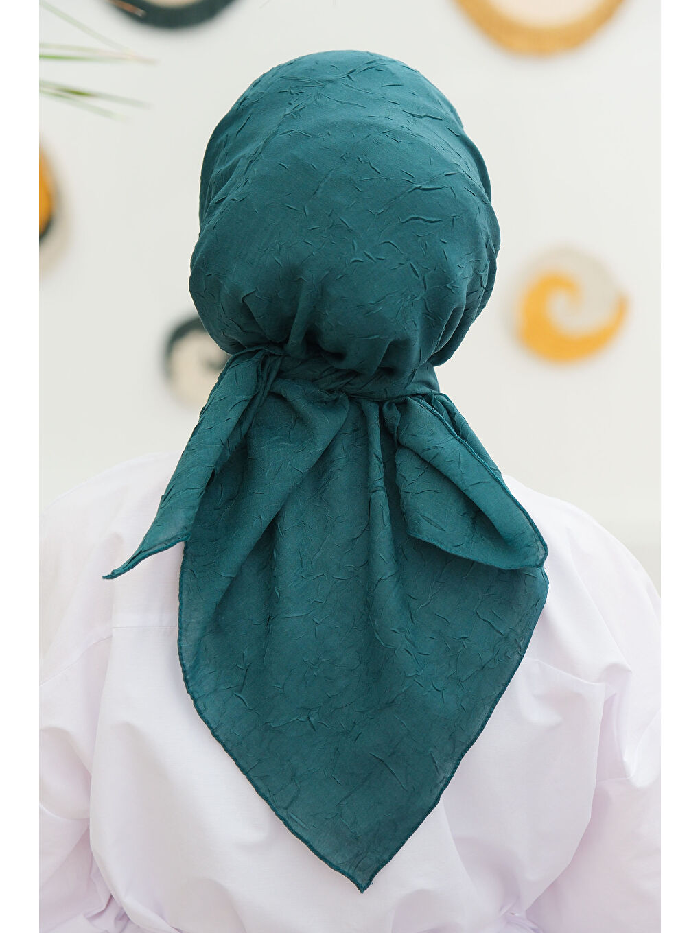 Bambu Kraş Eşarp Zümrüt Yeşil-1