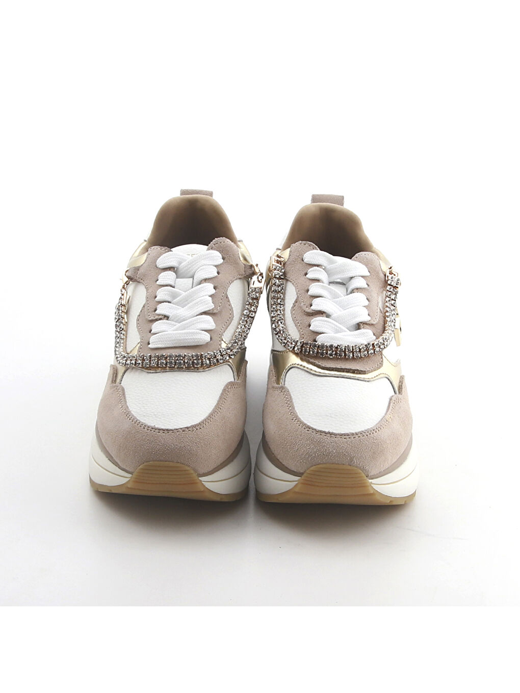 Bej Kadın Sneaker 9L5534NP 5534 Bianco Beige-2