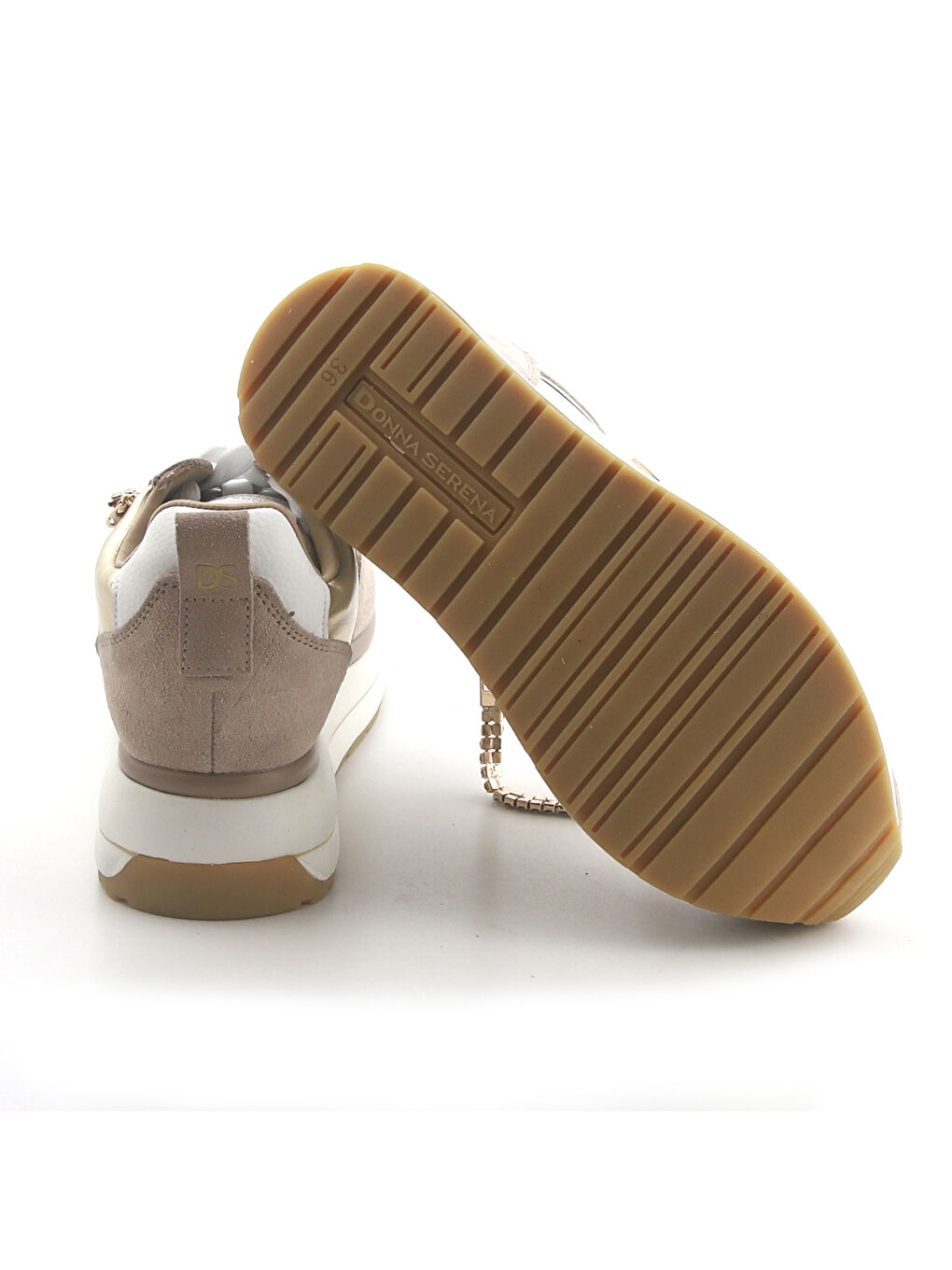 Bej Kadın Sneaker 9L5534NP 5534 Bianco Beige-4