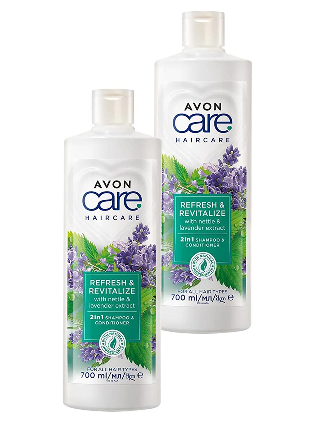 AVON Renksiz Care Isırgan Otu ve Lavanta Özleri Içeren Şampuan ve Saç Kremi 700 Ml. İkili Set