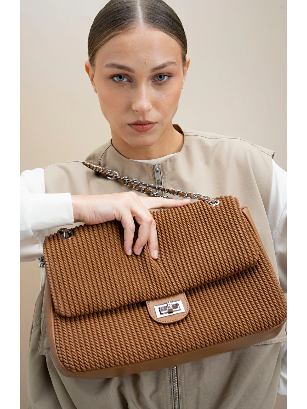 Kahverengi Kadın Omuz Çantası BYN2283-1