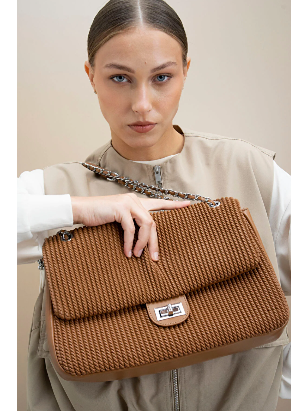 Kahverengi Kadın Omuz Çantası BYN2283-3