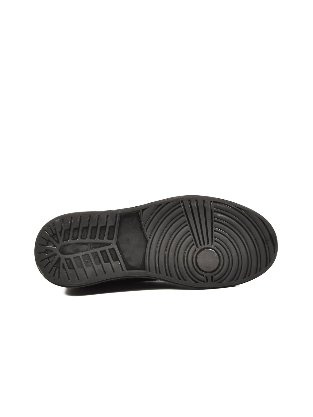 Siyah Kroko Lastik Bağcıklı Erkek Sneaker Balase M-3