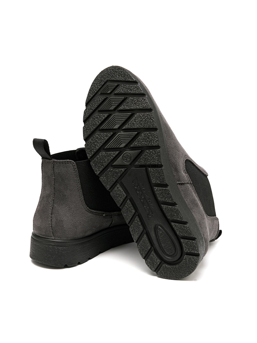 Gri Kadın Bot 45 U33 VX CLOTH WOMAN Ankle Boot Anthracite-4