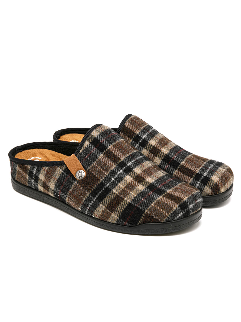 Kahverengi Erkek Ev Terliği 46 652 JW CLOTH MAN SLIPPER-1