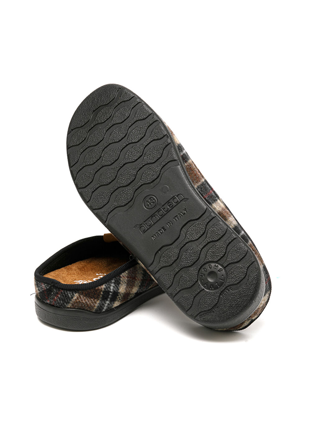 Kahverengi Erkek Ev Terliği 46 652 JW CLOTH MAN SLIPPER-4