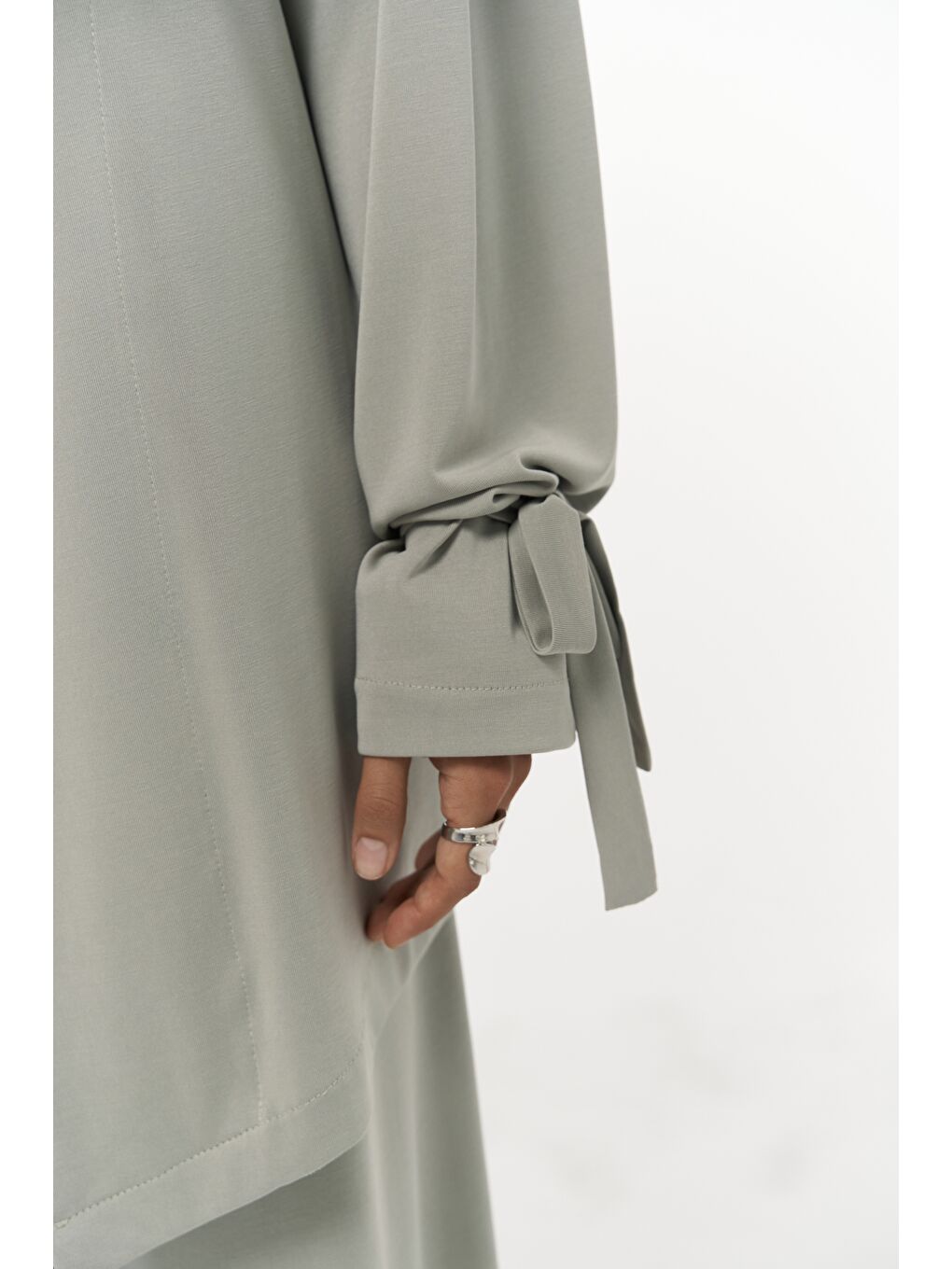 Yeşil Donna Mint Kimono Pantolon Takım-4