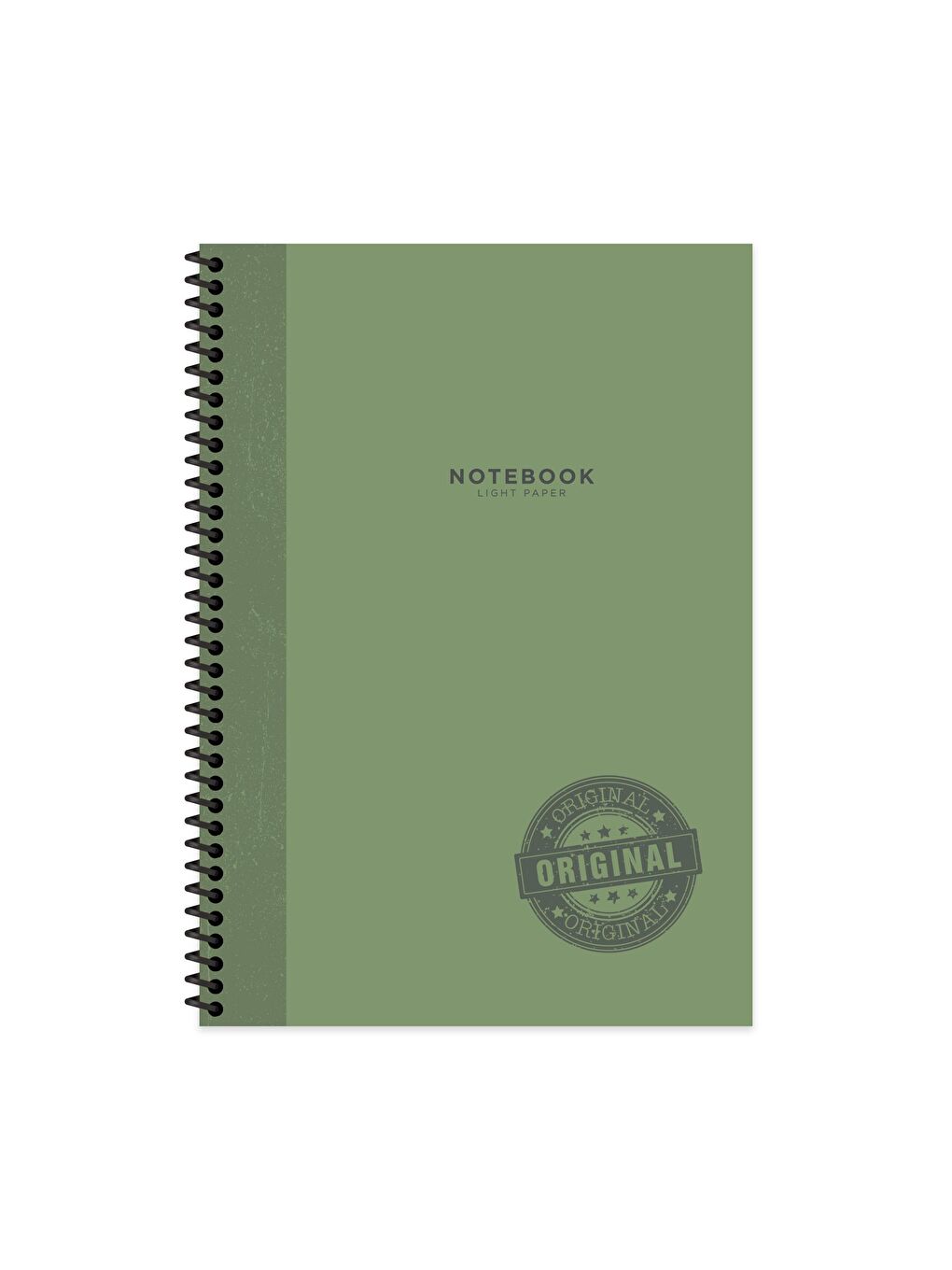 Keskin Color A4 Düz Defter Stamp - Yeşil