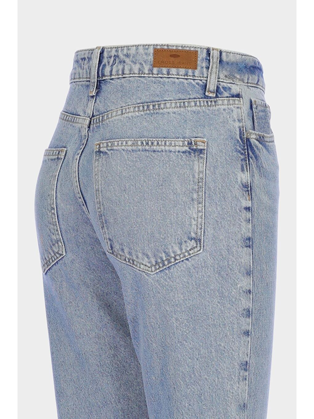 Diana Açık Mavi Yüksek Bel Dad Straight Fit Jean Pantolon C 4517-120-2