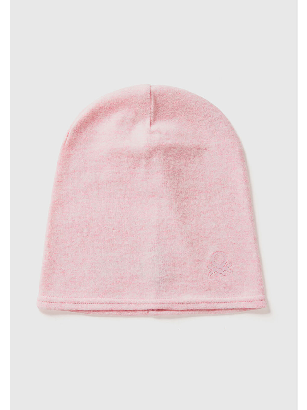 Çocuk Açık Pembe Logo İşlemeli İnce Bere