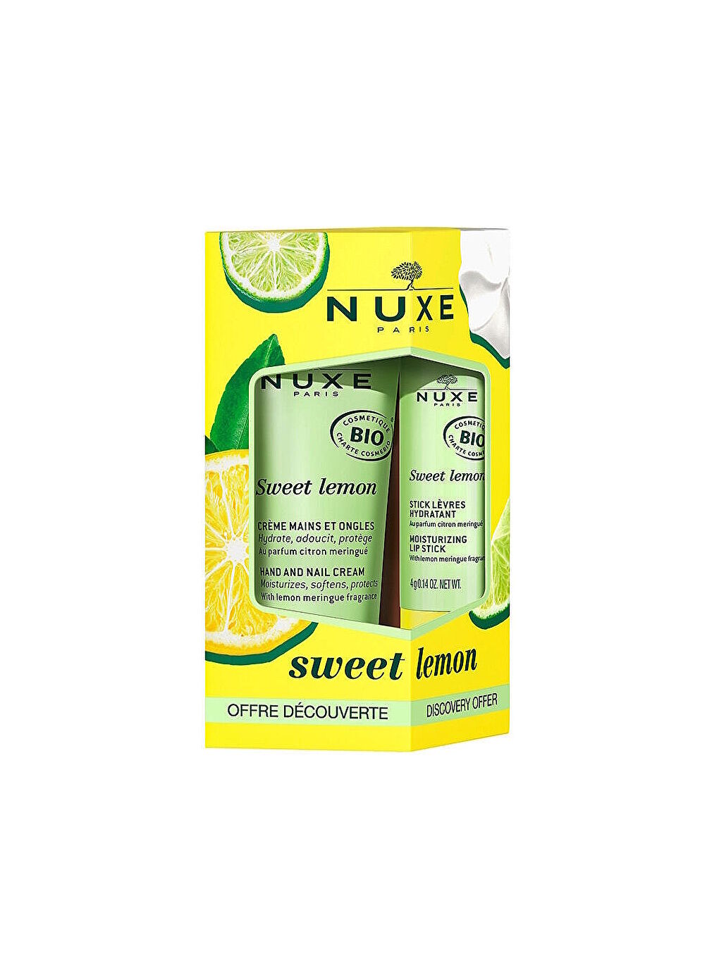 Nuxe Sweet Lemon El ve Tırnak Bakım Kremi 30ml +  Sweet lemon Dudak Stiği 4g