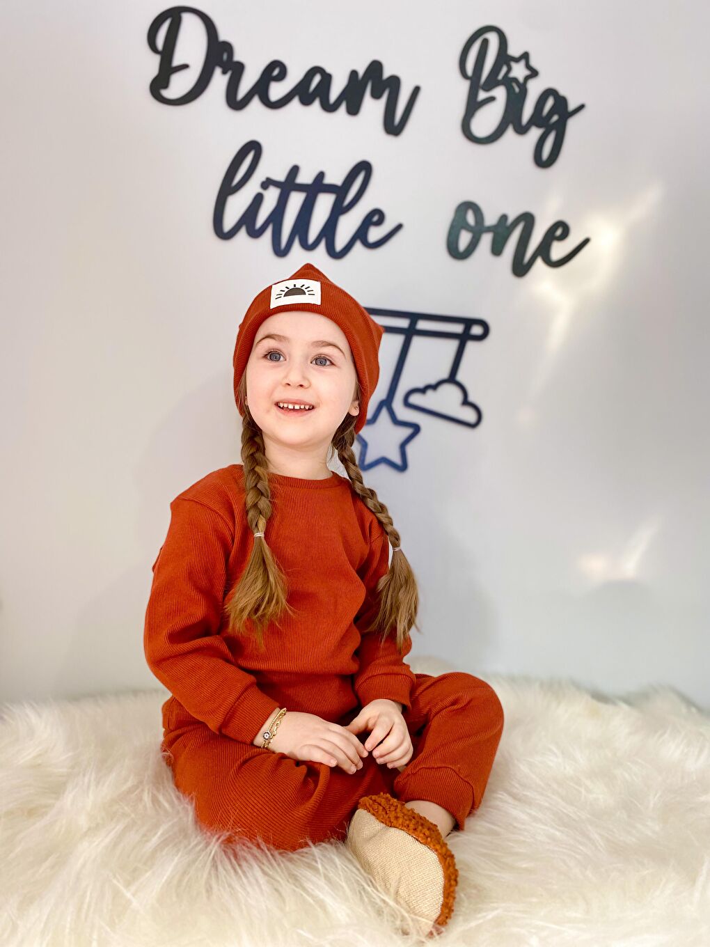 Kahverengi Bereli Üçlü Takım