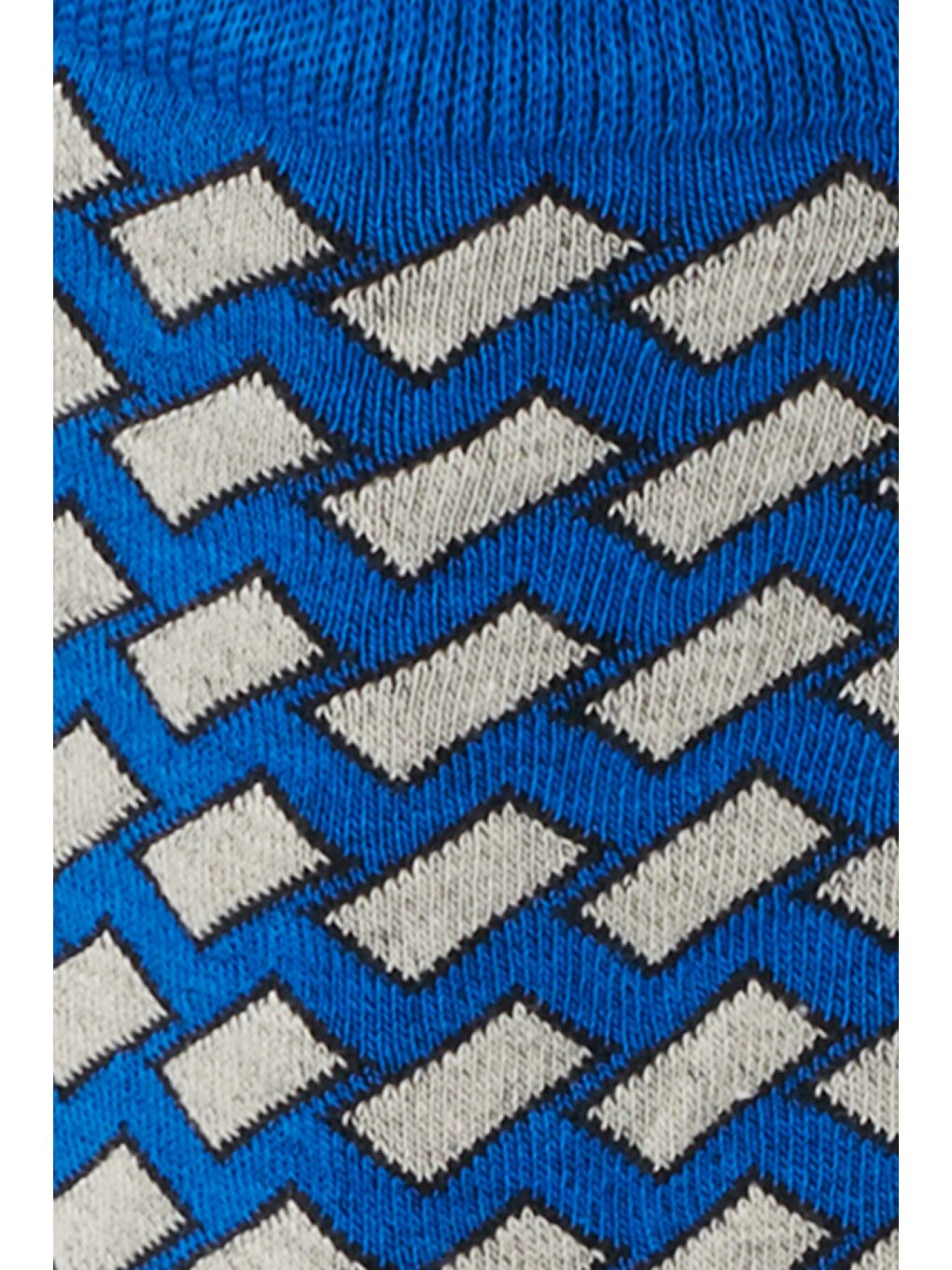 Erkek Mavi-Bej Desenli Çorap-1