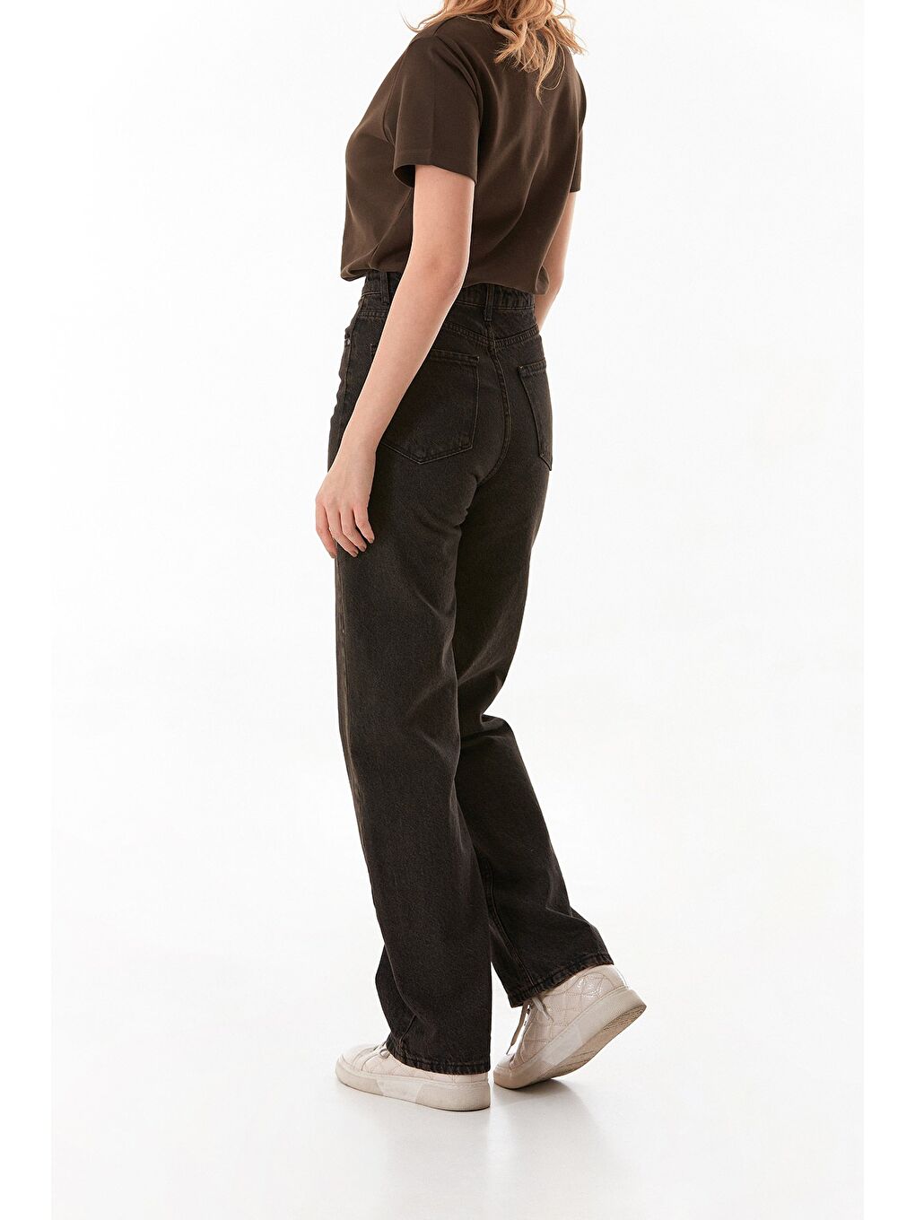 Kahverengi Eskitme Görünümlü Palazzo Jean-4