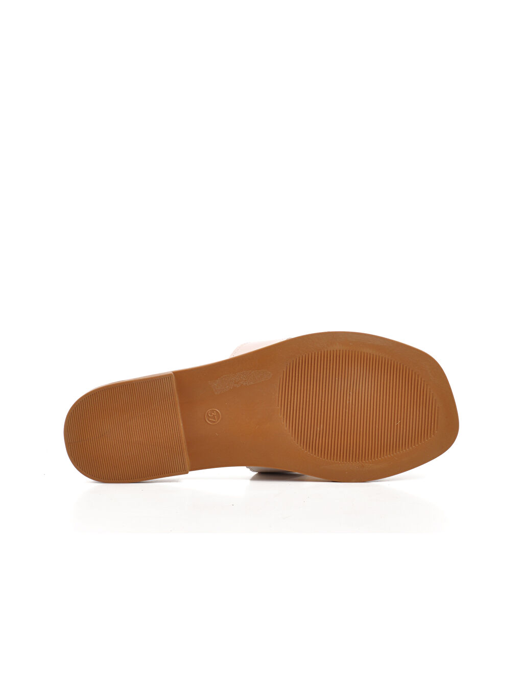 Kahverengi Açık Krem Hafif İnce Taban Kadın Terlik 246041 Z-4