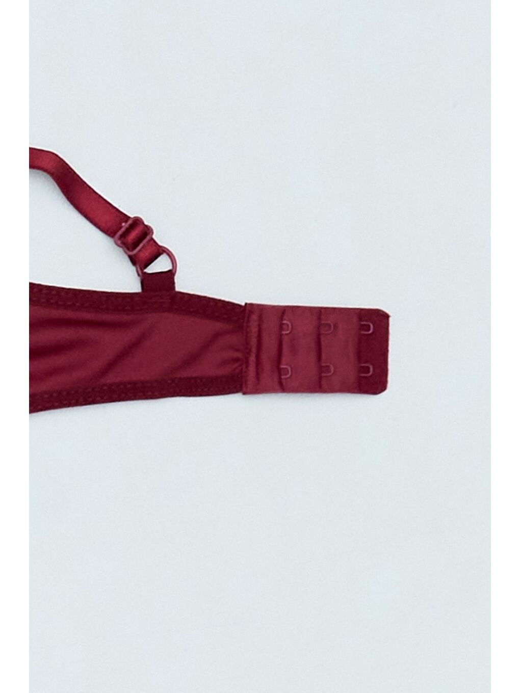 Bordo Destekli Çapraz Sütyen-1