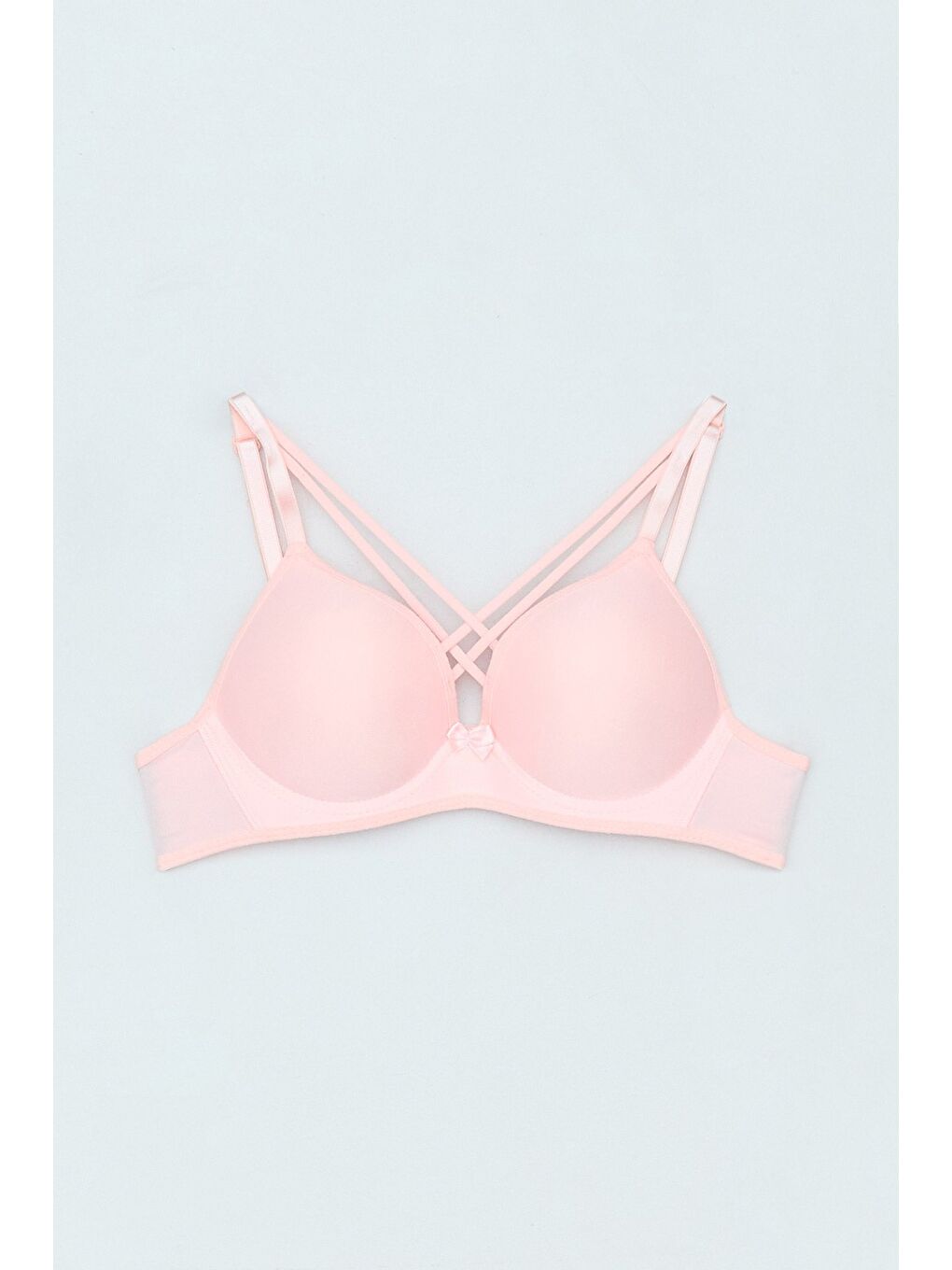 Pembe Destekli Çapraz Sütyen