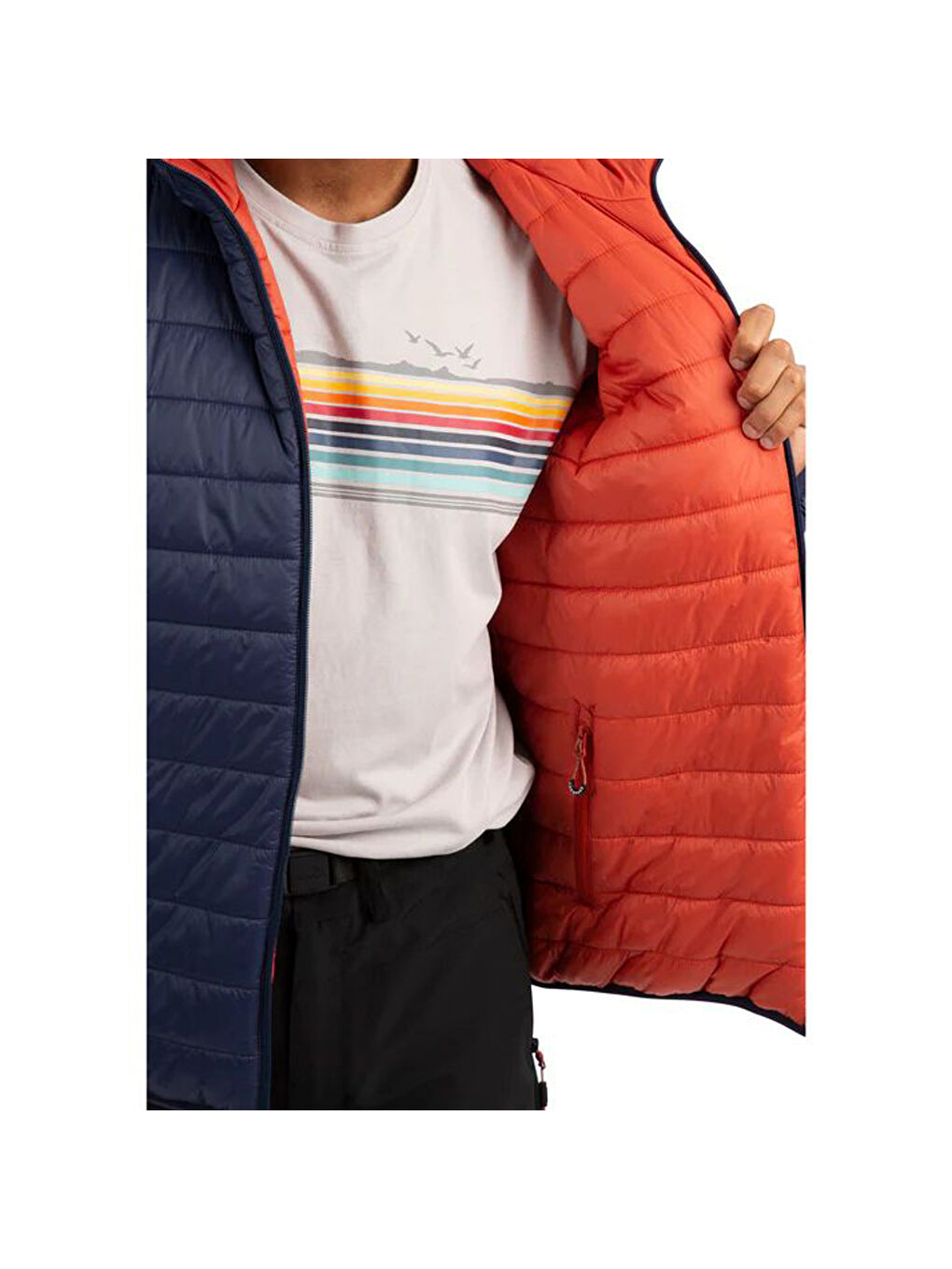 Lacivert Senby - Reversible Erkek Yeşil Outdoor Ceket Mont-6