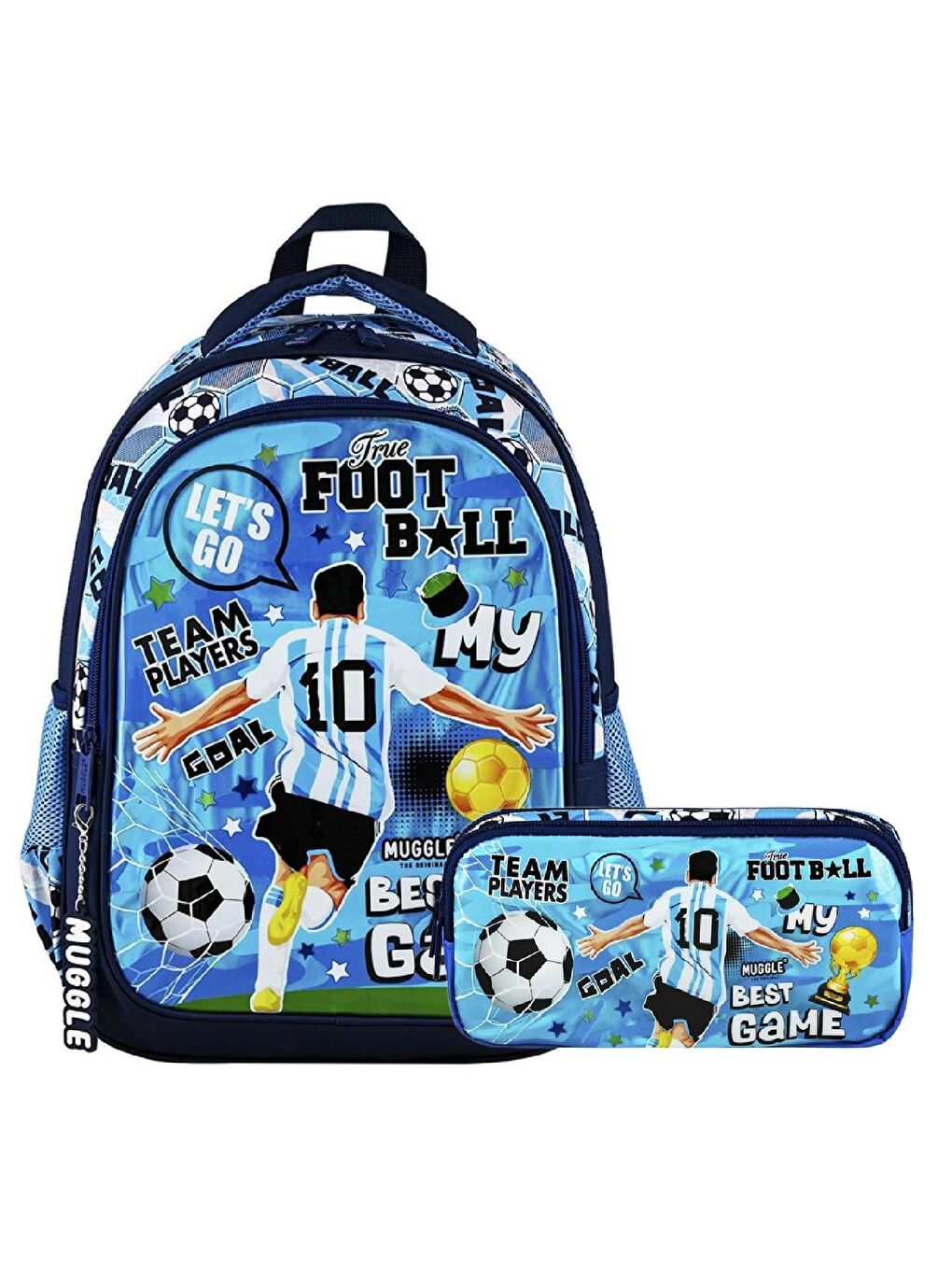 2 Bölmeli Best Game Okul Sırt Çantası + Kalemlik