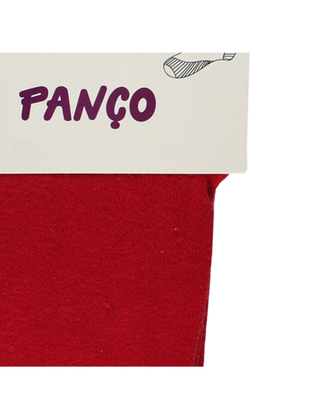 Kırmızı Kız Çocuk Pamuklu Külotlu Çorap-1