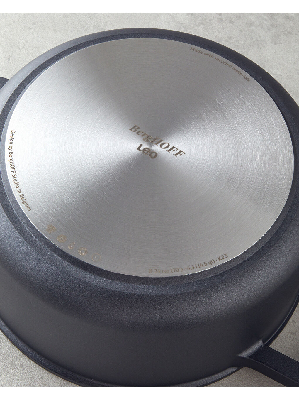 LEO Phantom Seramik Tencere Siyah-5