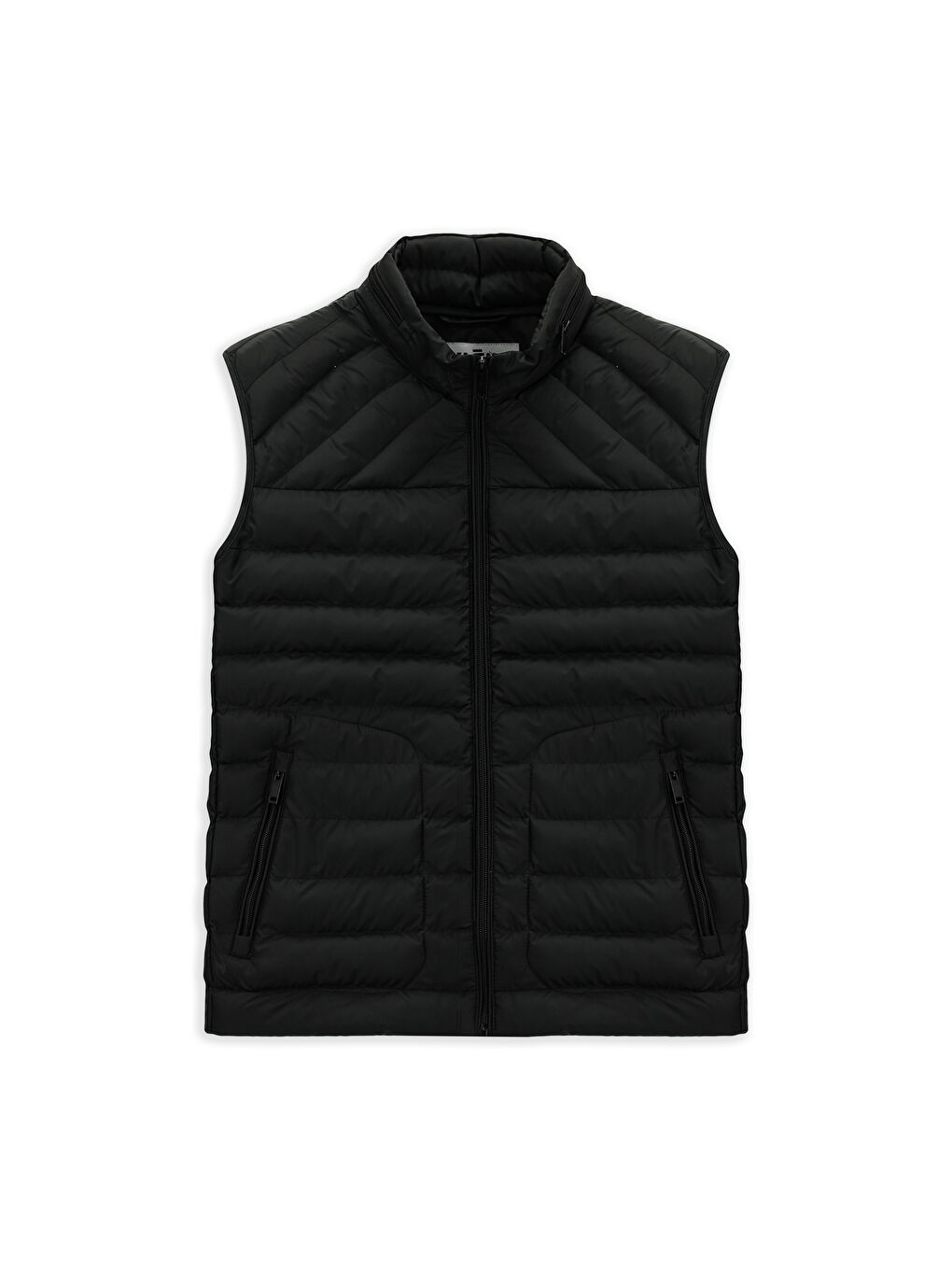 Siyah Kapitone Spor Yelek