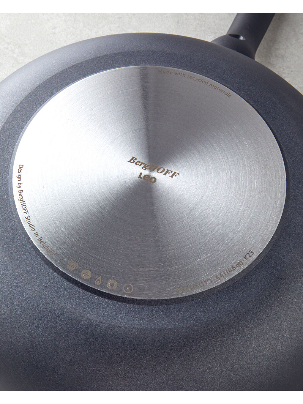 LEO Phantom Wok Tava 28x8 cm Siyah-3