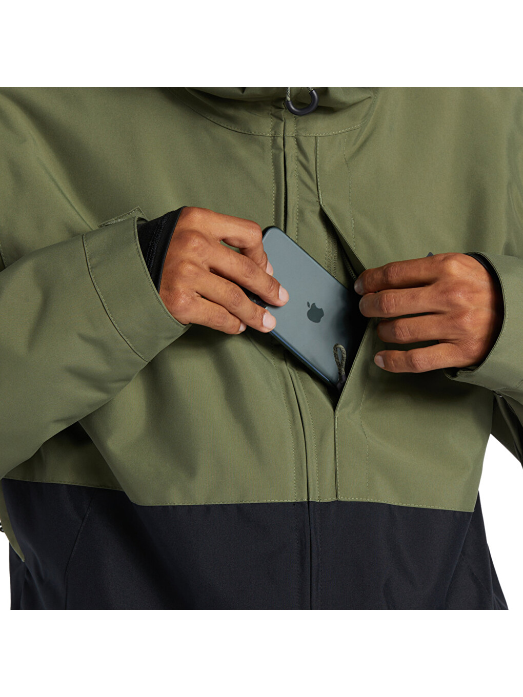 Basis Erkek Yeşil Snowboard Ceketi-6