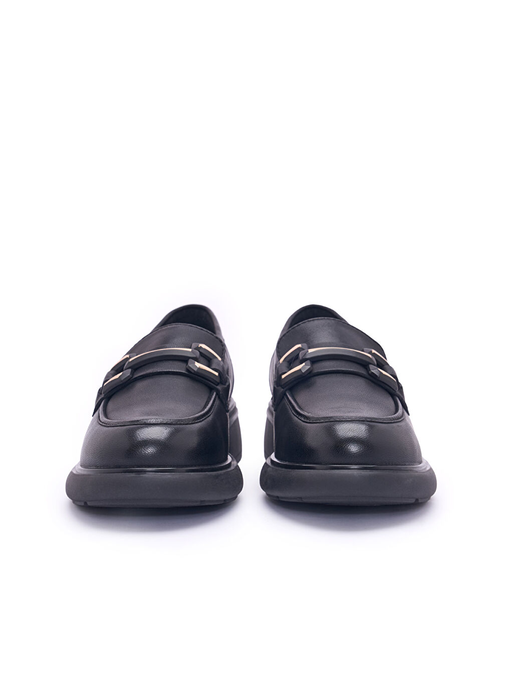 Siyah Kadın Klasik Ayakkabı 9P5882MN 5882MN PELLE NER ACC GOLD-5