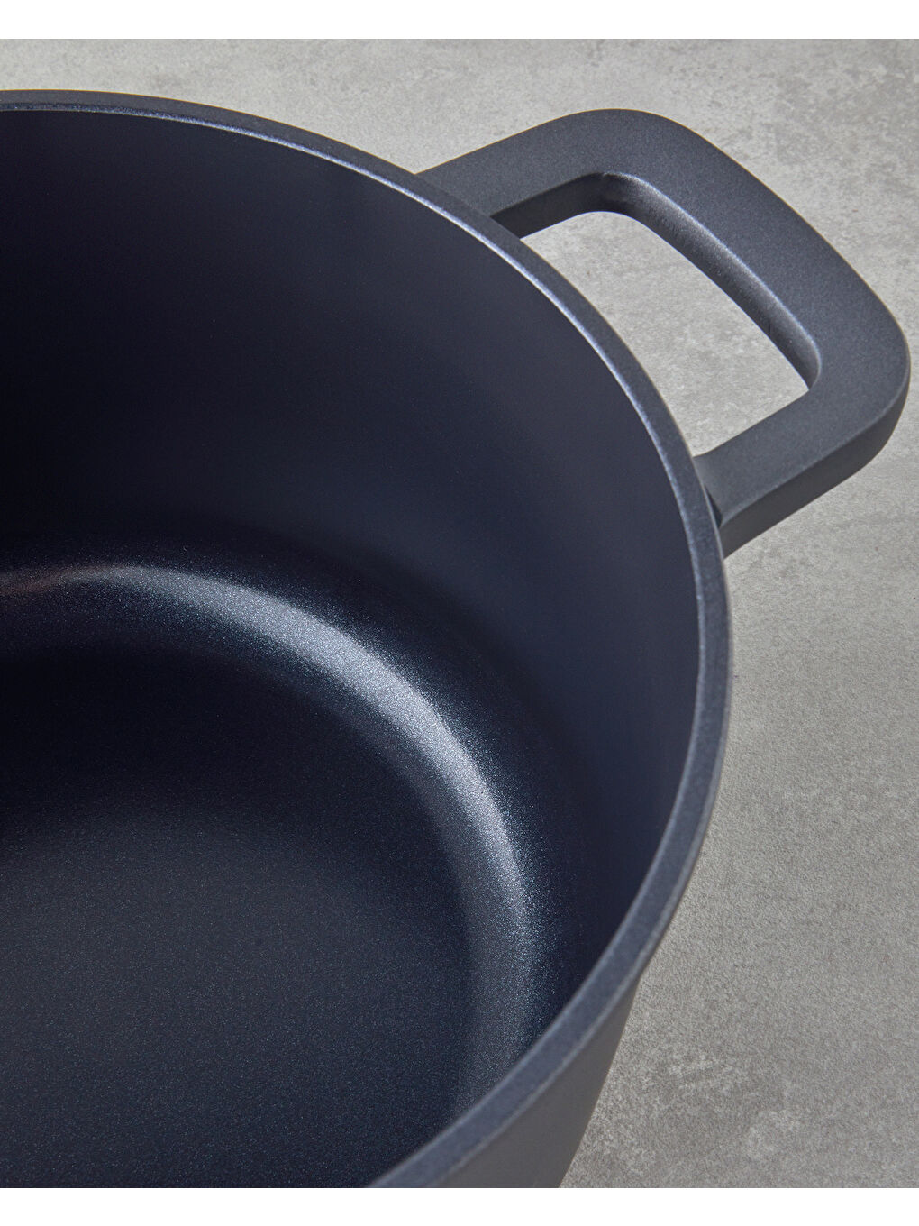 LEO Phantom Derin Tencere 24 cm Siyah-3