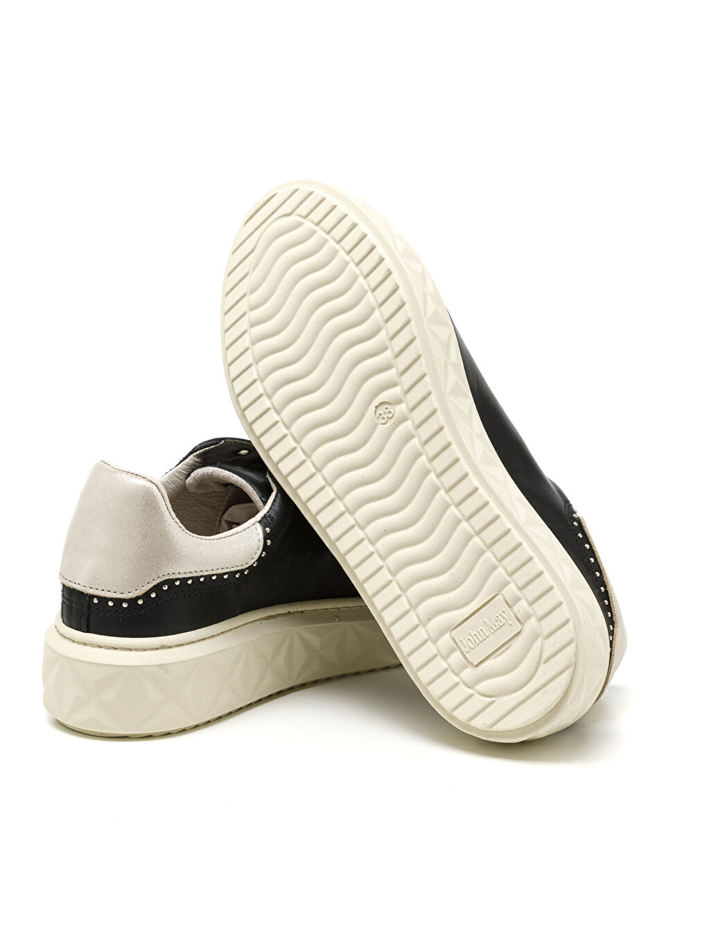 Kadın Sneaker ( Günlük) MAR-25Y-209-8888 Siyah-Metalik Altın-4